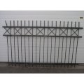 Black Fence Solid Steel Fencing